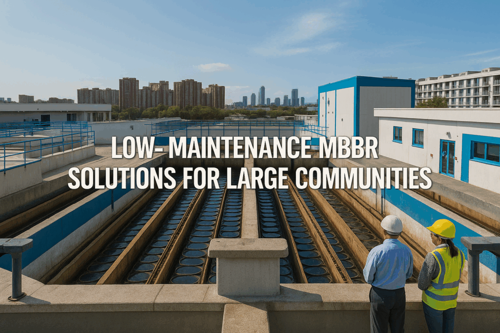 Low - maintenance MBBR Solutions For Large Communities