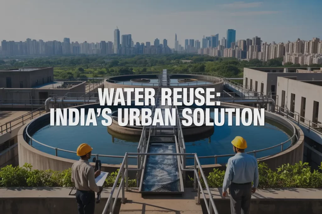 How Sewage Treatment Plant and wastewate resuse can reduce water scarcity in urban india