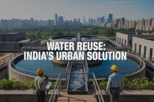 How Sewage Treatment Plant and wastewate resuse can reduce water scarcity in urban india
